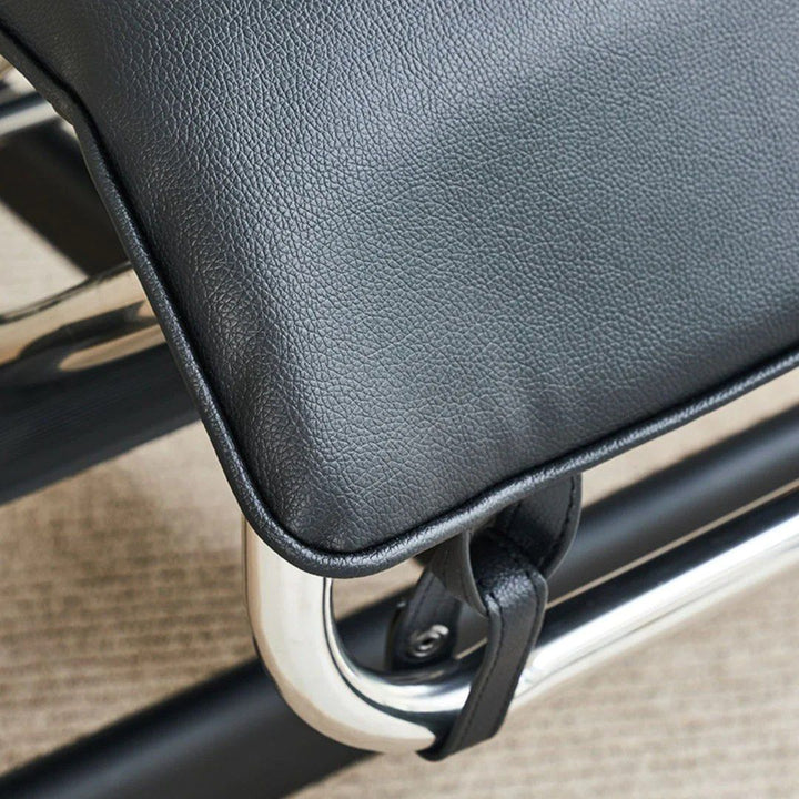 MATVEY Charles Leather Chaise Lounge - Radical Homes Singapore