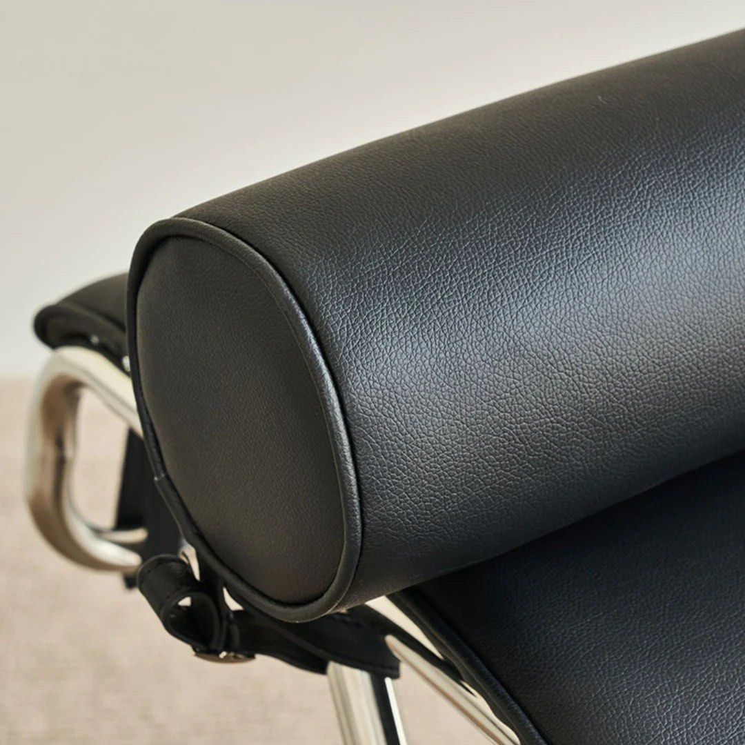 MATVEY Charles Leather Chaise Lounge - Radical Homes Singapore