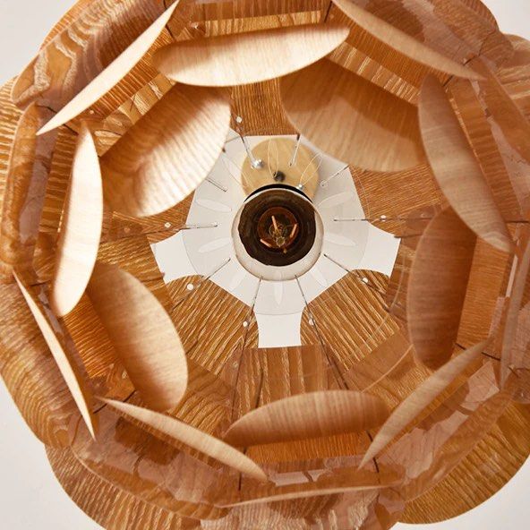 MAVA Single Globe Pendant with Scale Accents - Radical Homes Singapore