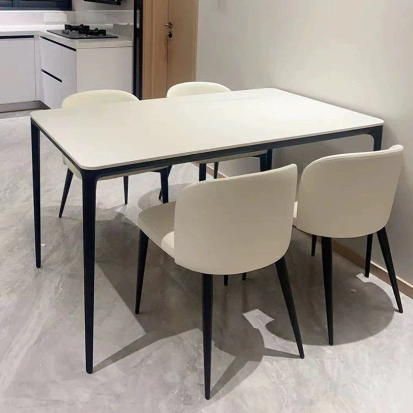 MELLIGAN Minimalist Sintered Stone Dining Table - Radical Homes Singapore