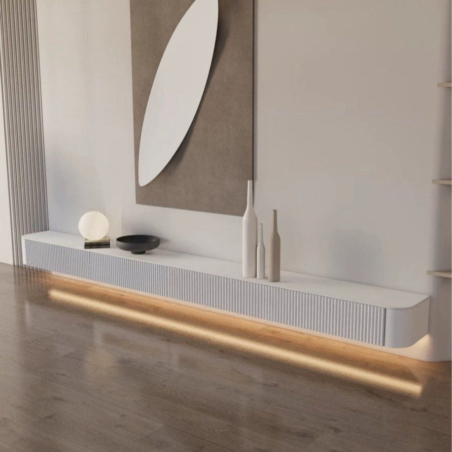GURI Modern LED TV Console & Coffee Table - Radical Homes Singapore
