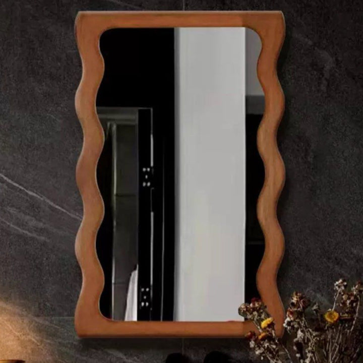 MAZAL Modern Curvy Wall Mirror - Radical Homes Singapore