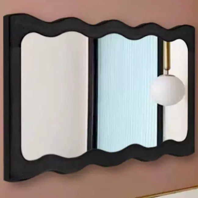MAZAL Modern Curvy Wall Mirror - Radical Homes Singapore