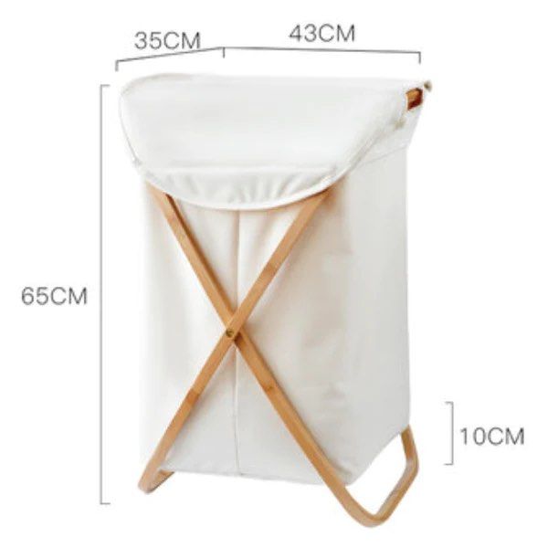 MCGRE Bamboo Laundry Basket - Radical Homes Singapore
