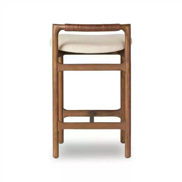 MALDINE Modern Solid Wood Bar Stool - Radical Homes Singapore