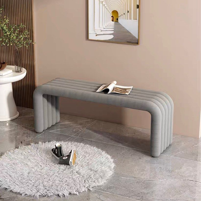 TARRYN Modern Boucle Bench - Radical Homes Singapore