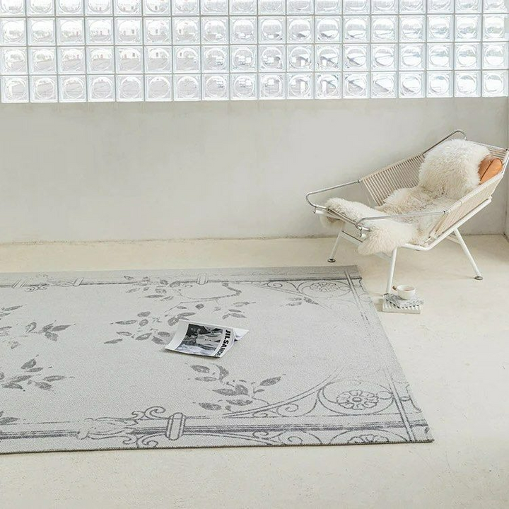 OSBY Floral Wool Area Rug - Radical Homes Singapore