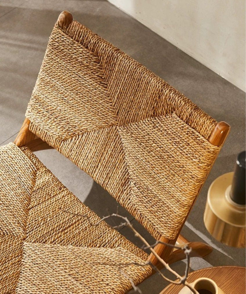 IVY Rustic Rope Woven Lounge Chair - Radical Homes Singapore