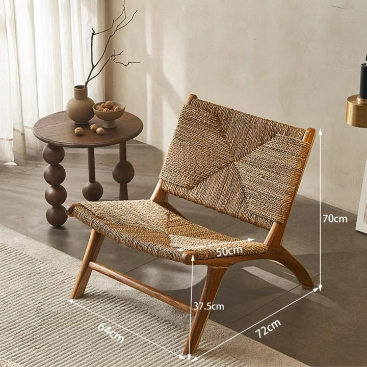 IVY Rustic Rope Woven Lounge Chair - Radical Homes Singapore