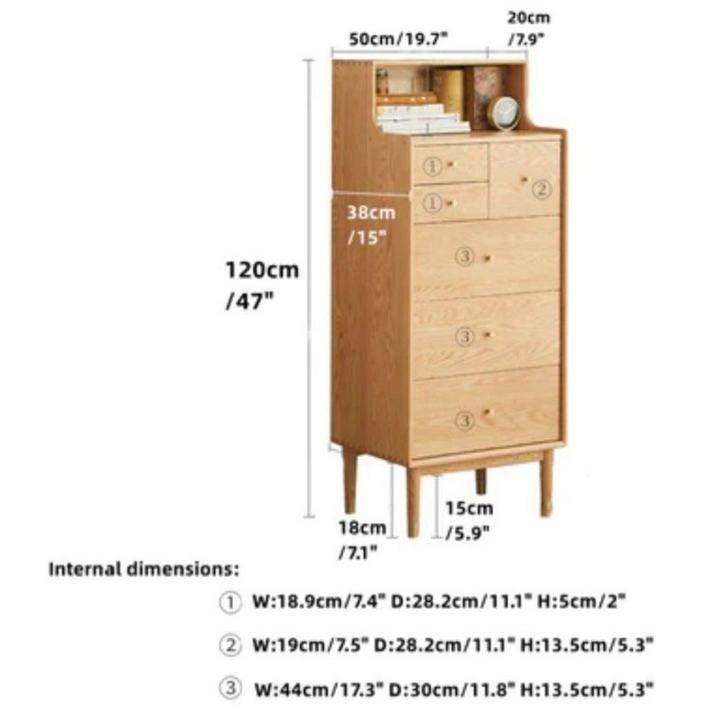 EIRENE 6 Drawer Chest - Radical Homes Singapore