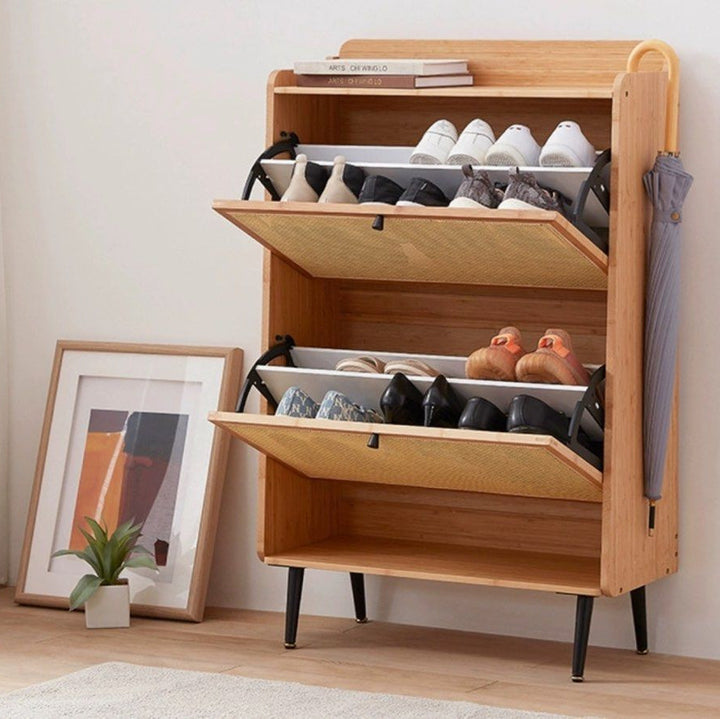 MERS Rustic Shoe Cabinet - Radical Homes Singapore