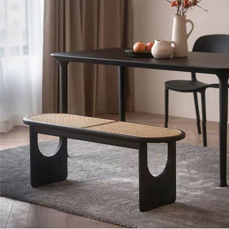 CHARIS Vintage Rattan Bench - Radical Homes Singapore