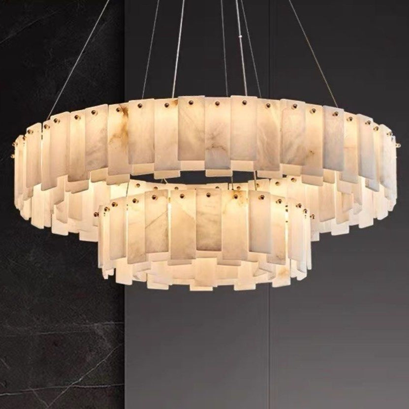 MIJO Modern Marble Chandelier - Radical Homes Singapore