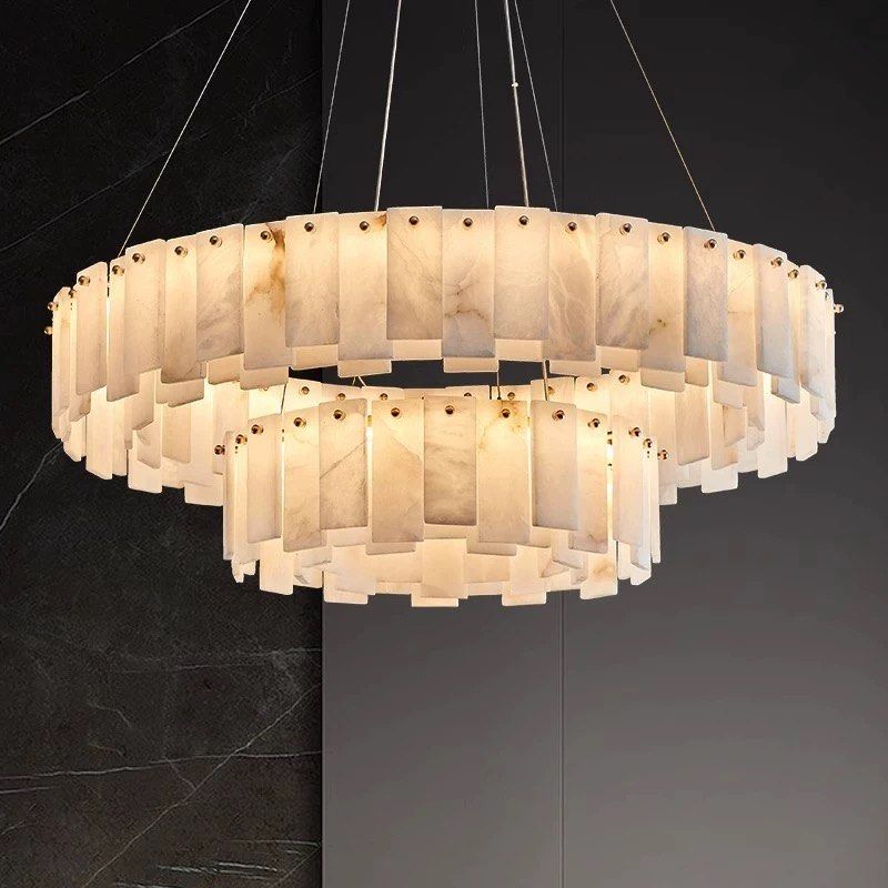 MIJO Modern Marble Chandelier - Radical Homes Singapore