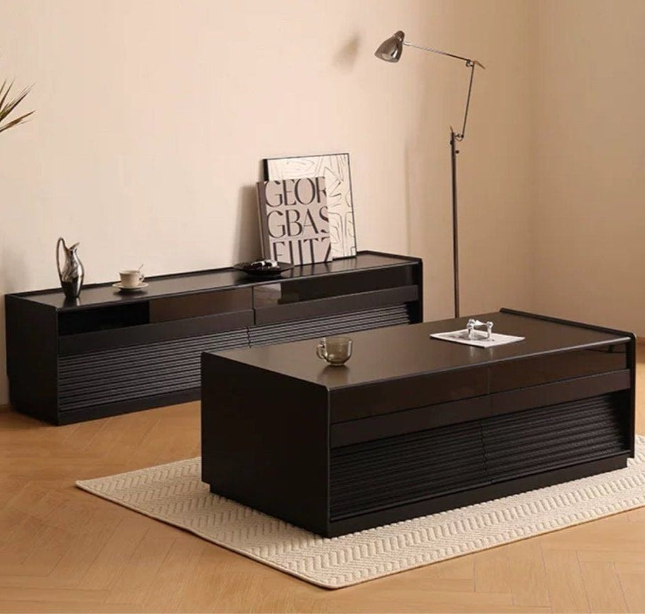 VANTEN Modern Solid Wood TV Cabinet - Radical Homes Singapore