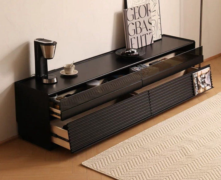 VANTEN Modern Solid Wood TV Cabinet - Radical Homes Singapore