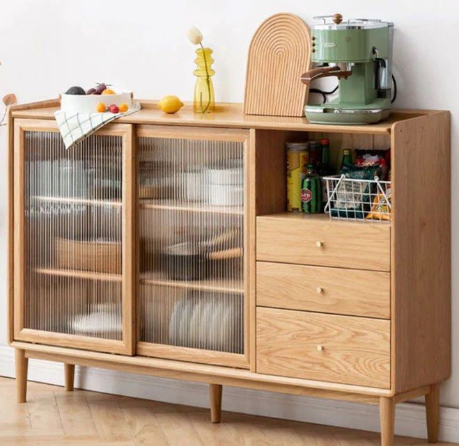DWAYNE Solid Wood Sideboard - Radical Homes Singapore