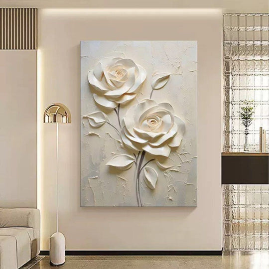 ROSAVIA Modern Rose Wall Art - Cassa Haus Singapore
