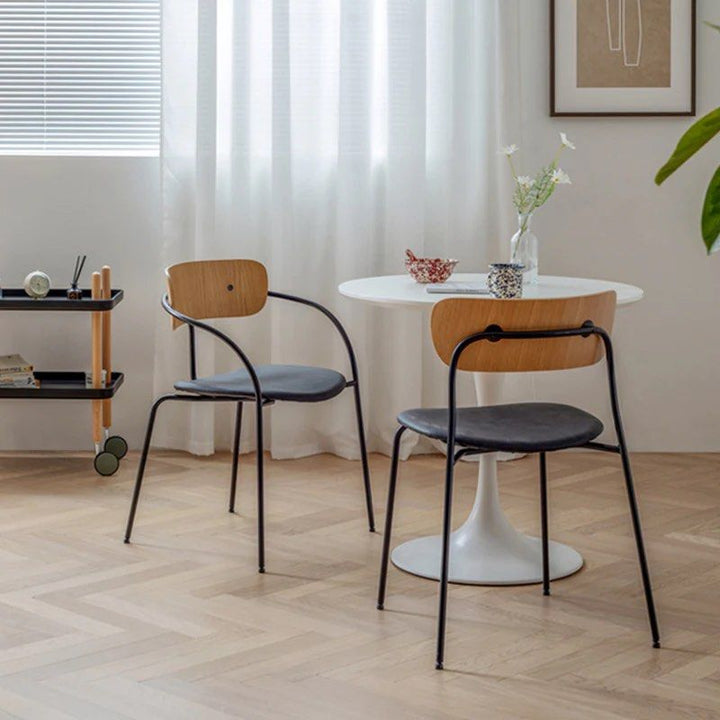 DANAR Industrial Dining Chair (set of 2) - Radical Homes Singapore