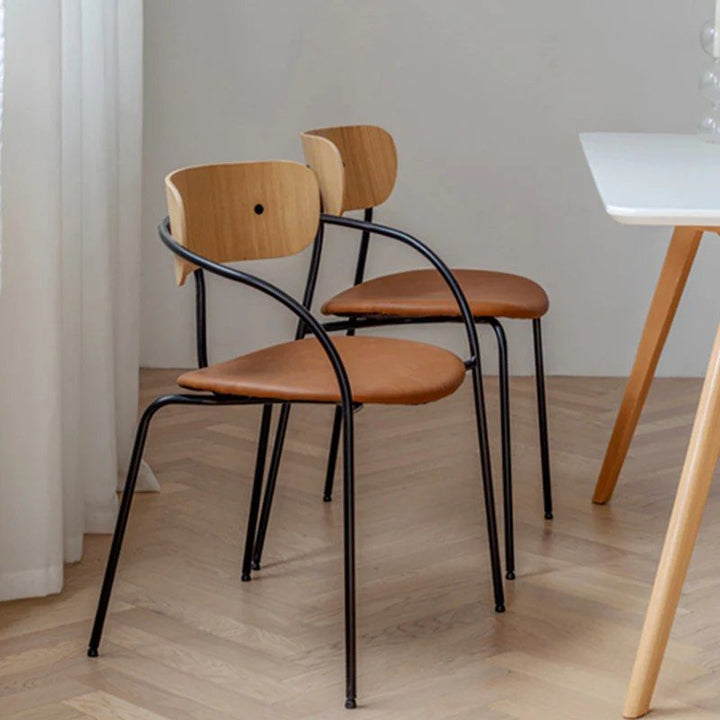 DANAR Industrial Dining Chair (set of 2) - Radical Homes Singapore