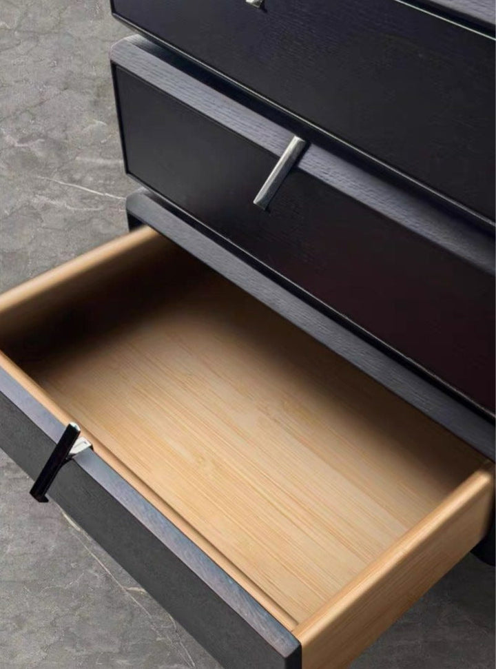 BARON Rotatable Solid Wood Side Table - Radical Homes Singapore