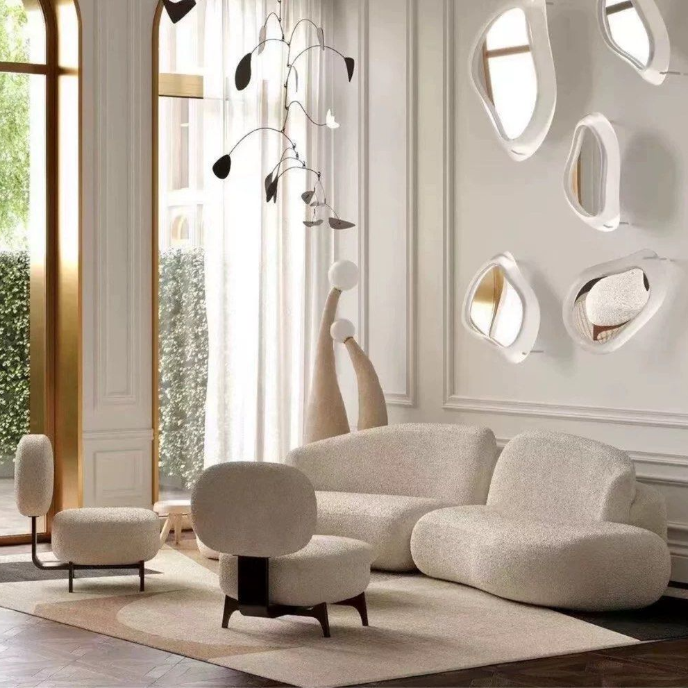 VESTARIO Modern Boucle Sofa - Radical Homes Singapore