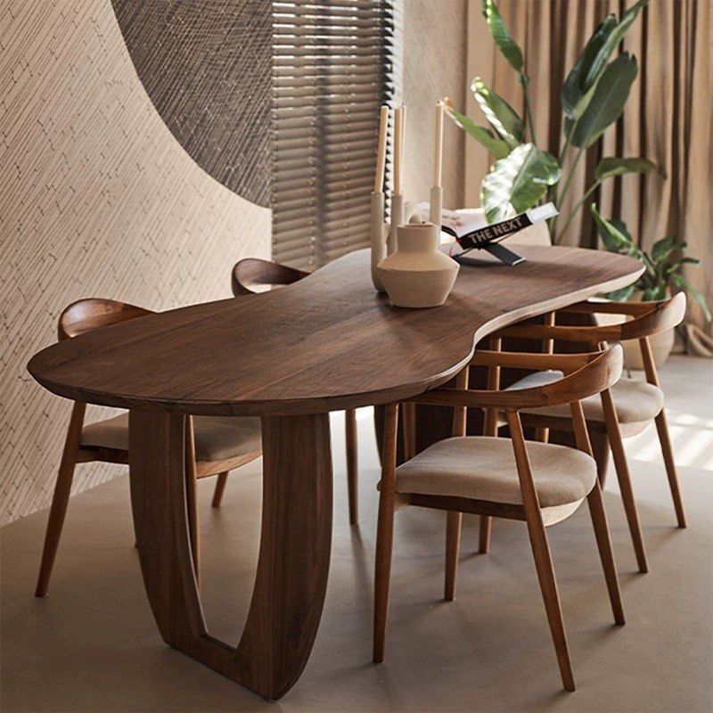 MODA Modern Solid Wood Dining Table - Radical Homes Singapore