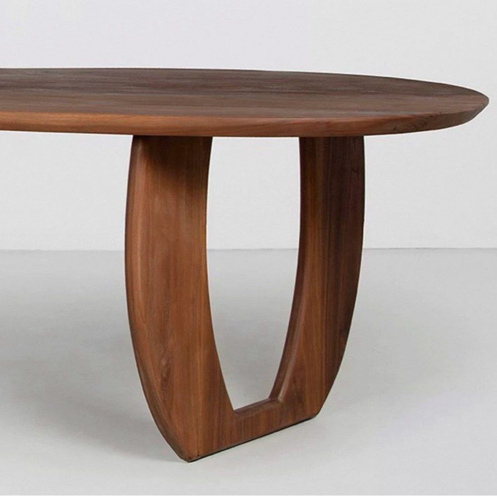 MODA Modern Solid Wood Dining Table - Radical Homes Singapore