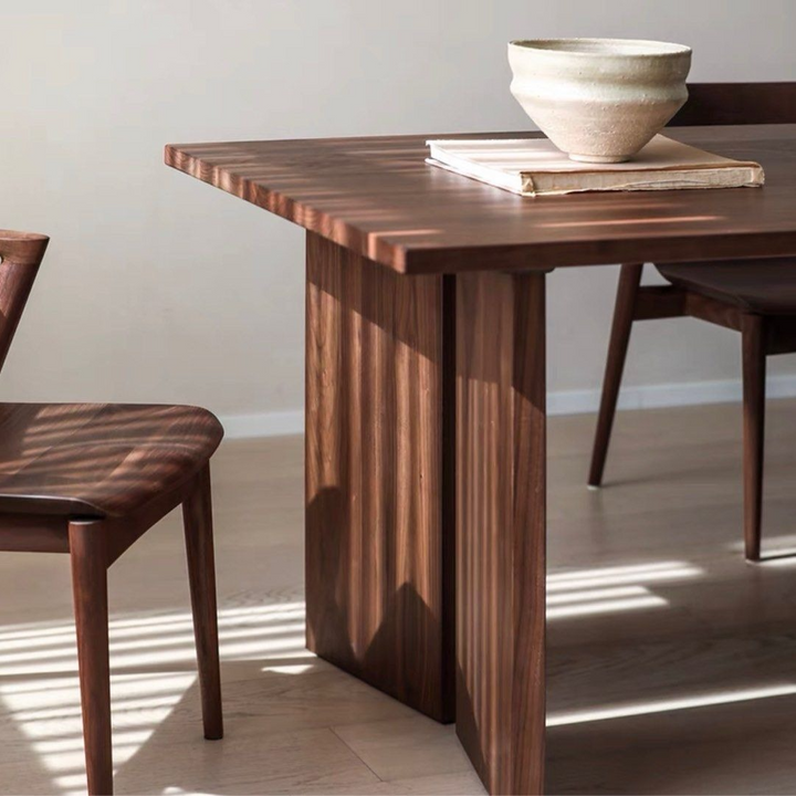 TORREZ Rustic Solid Wood Dining Table - Radical Homes Singapore