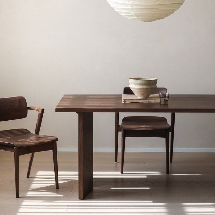 TORREZ Rustic Solid Wood Dining Table - Radical Homes Singapore