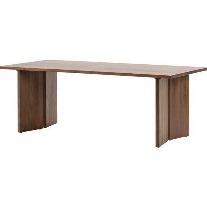TORREZ Rustic Solid Wood Dining Table - Radical Homes Singapore