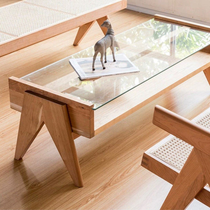RENJI Japandi Coffee Table - Cassa Haus Singapore