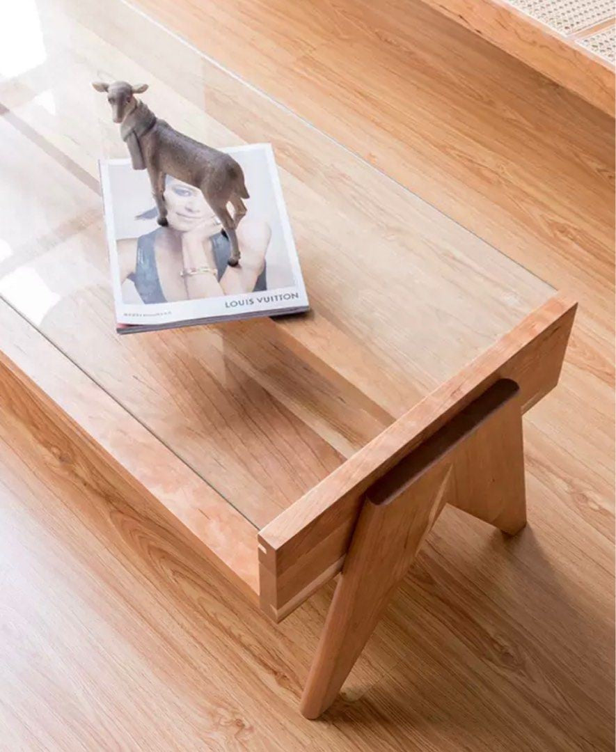 RENJI Japandi Coffee Table - Cassa Haus Singapore