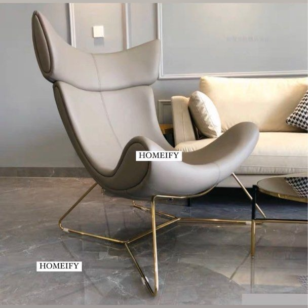 KENNETH Designer Lounge Chair With Ottoman - Radical Homes Singapore