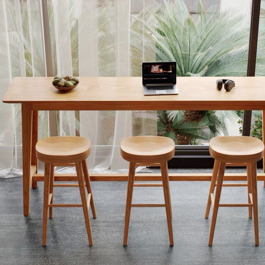 ASHE Scandinavian Solid Wood Bar Table - Radical Homes Singapore