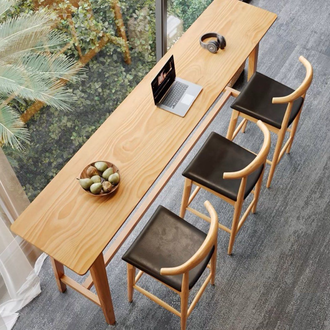 ASHE Scandinavian Solid Wood Bar Table - Radical Homes Singapore