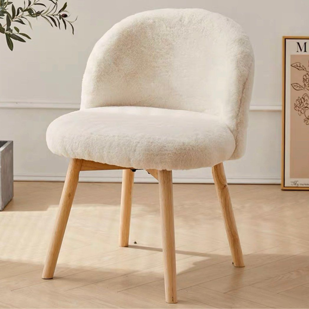 HERMAN Modern Cashmere Dining Chair - Radical Homes Singapore