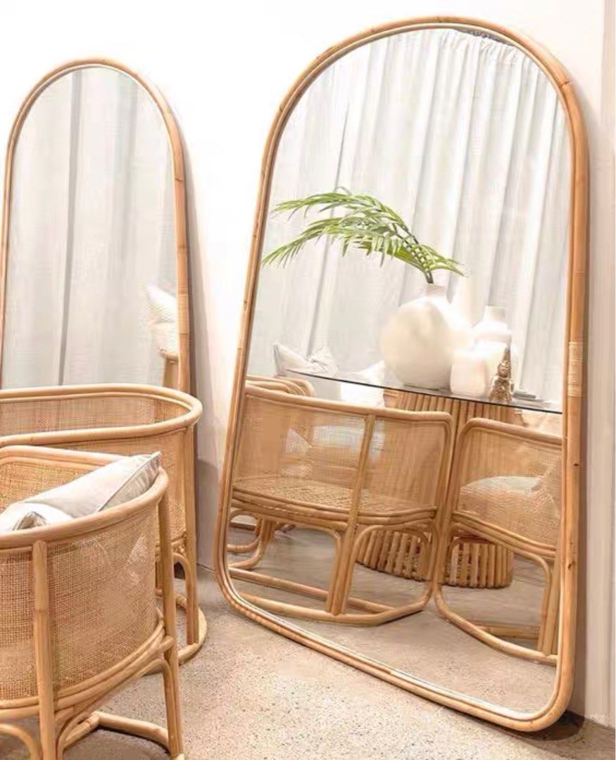 MORTE Japandi Standing Mirror - Radical Homes Singapore