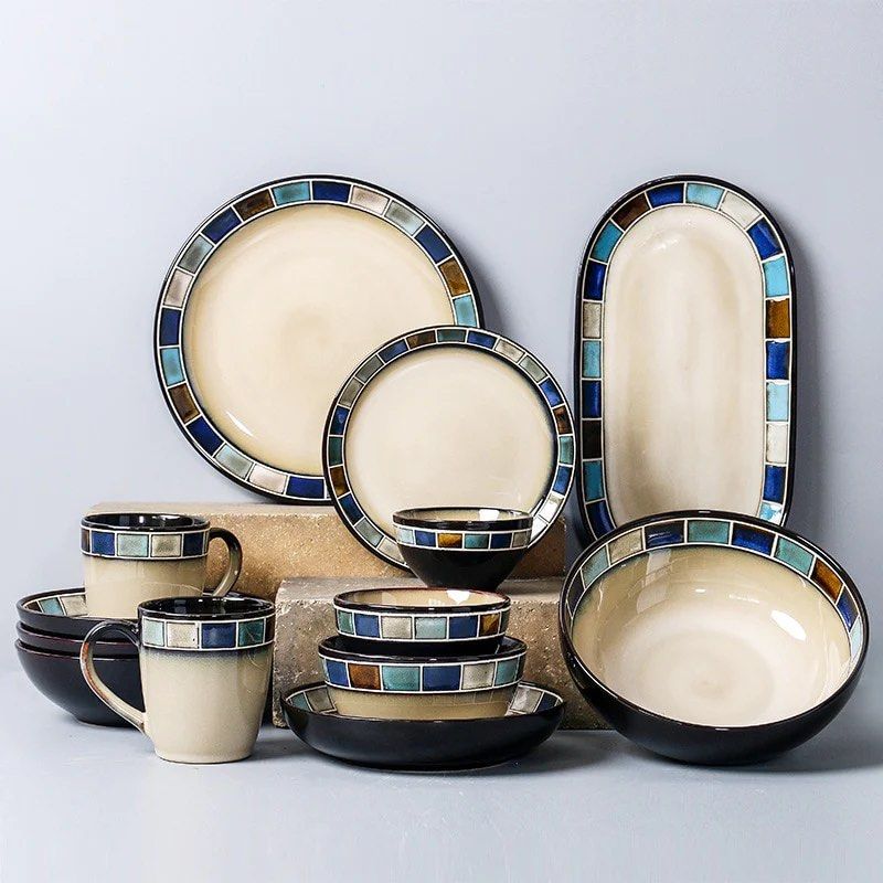 MOSAIC Ceramic Dishes - Radical Homes Singapore