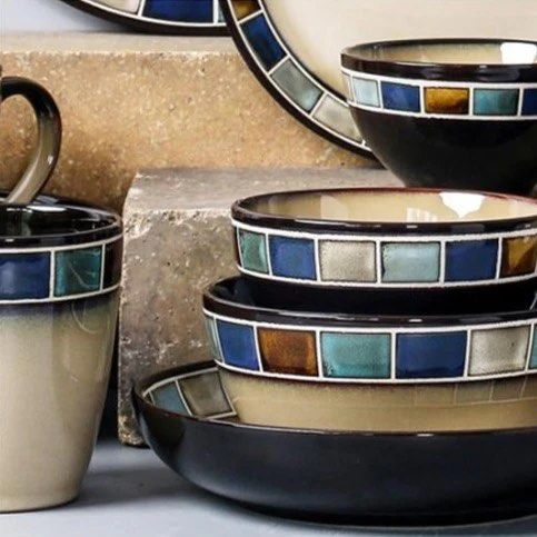 MOSAIC Ceramic Dishes - Radical Homes Singapore