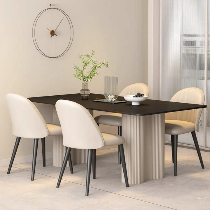 GALINDO Minimalist Dining Table and Chair Set - Radical Homes Singapore