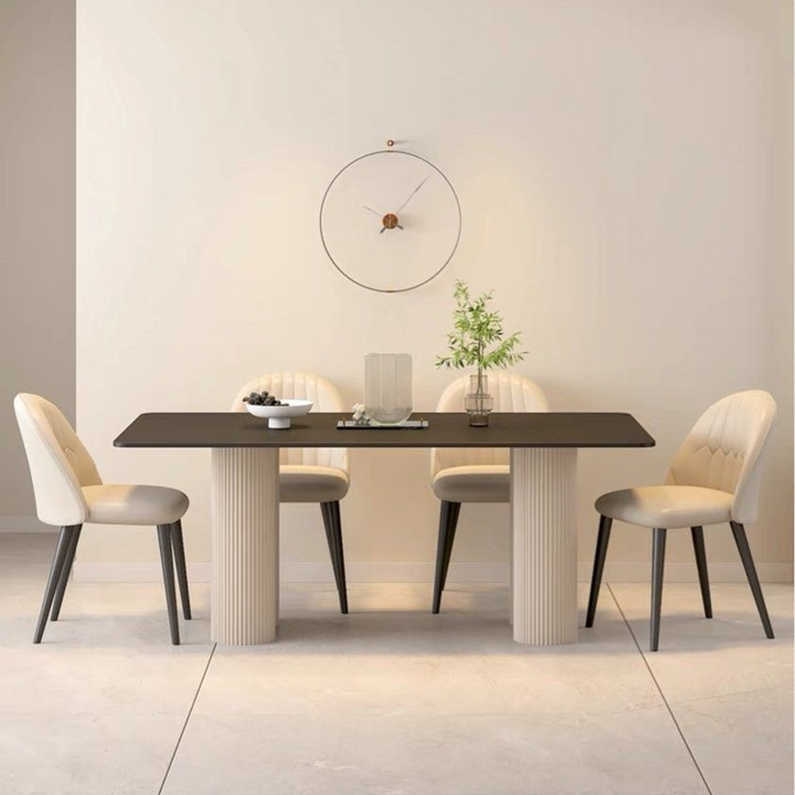 GALINDO Minimalist Dining Table and Chair Set - Radical Homes Singapore
