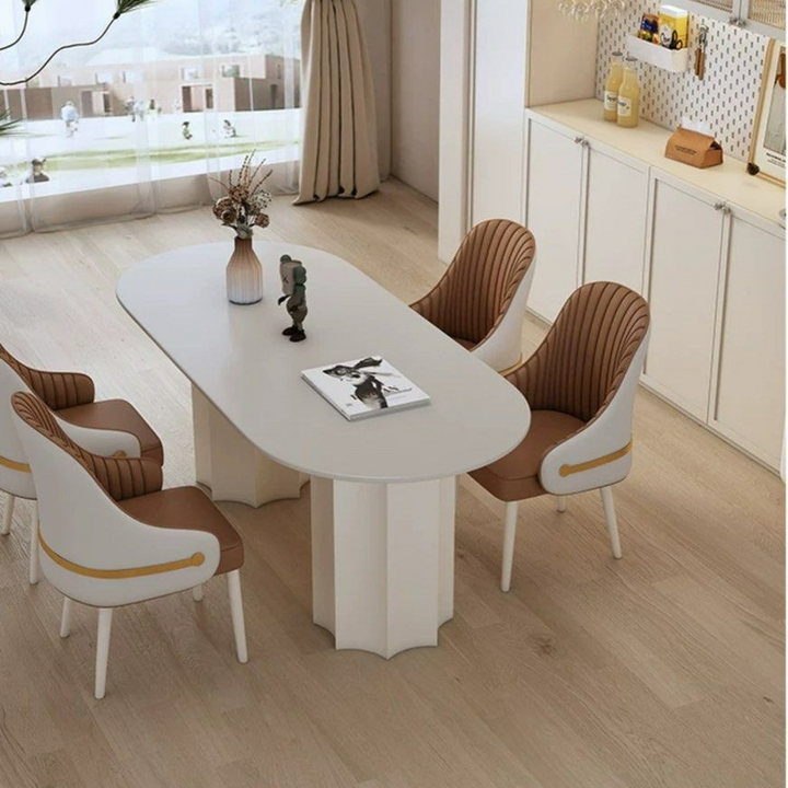 VELZORA Modern Sintered Stone Dining Table - Cassa Haus Singapore