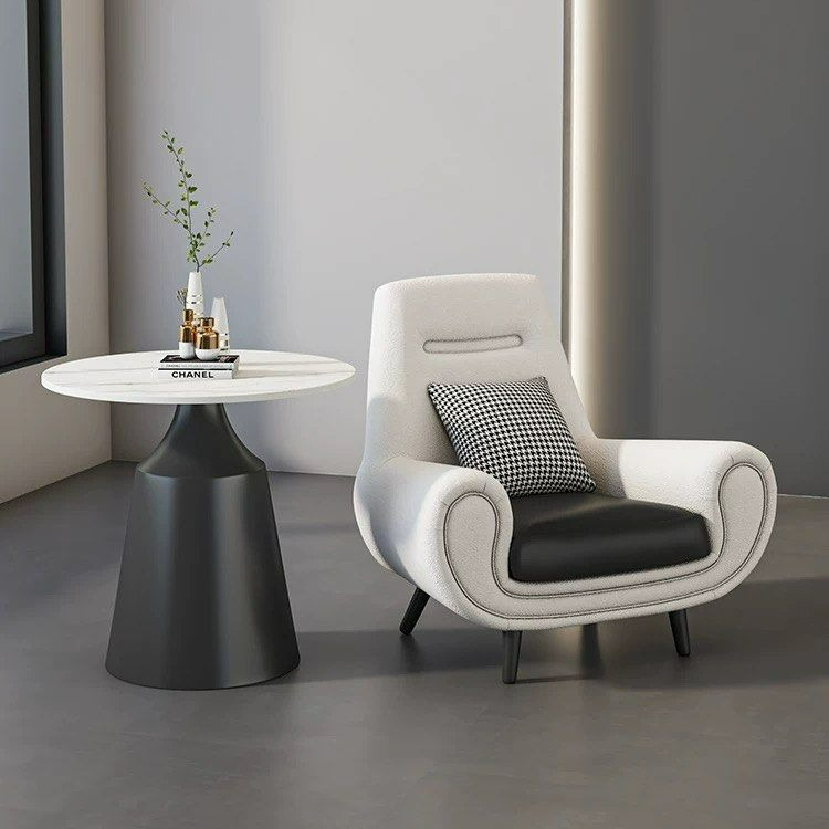 JOHN Modern Velvet Lounge Chair - Radical Homes Singapore