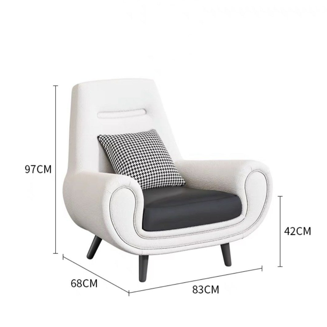 CODY Modern Velvet Lounge Chair - Cassa Haus Singapore