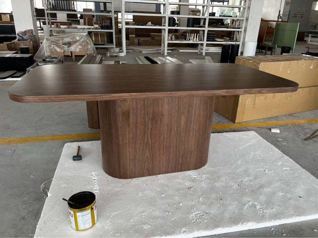 KEINE Solid Wood Dining Table - Radical Homes Singapore