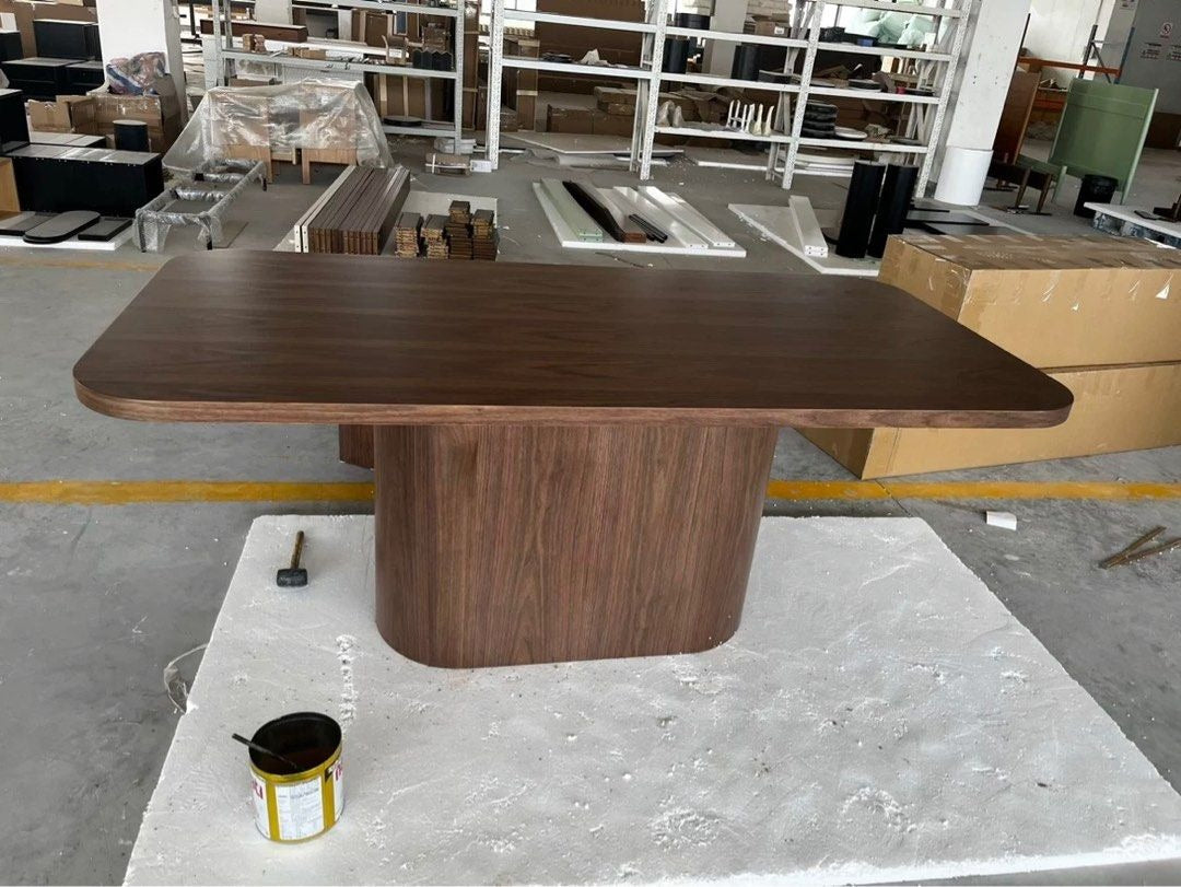 KEINE Solid Wood Dining Table - Radical Homes Singapore