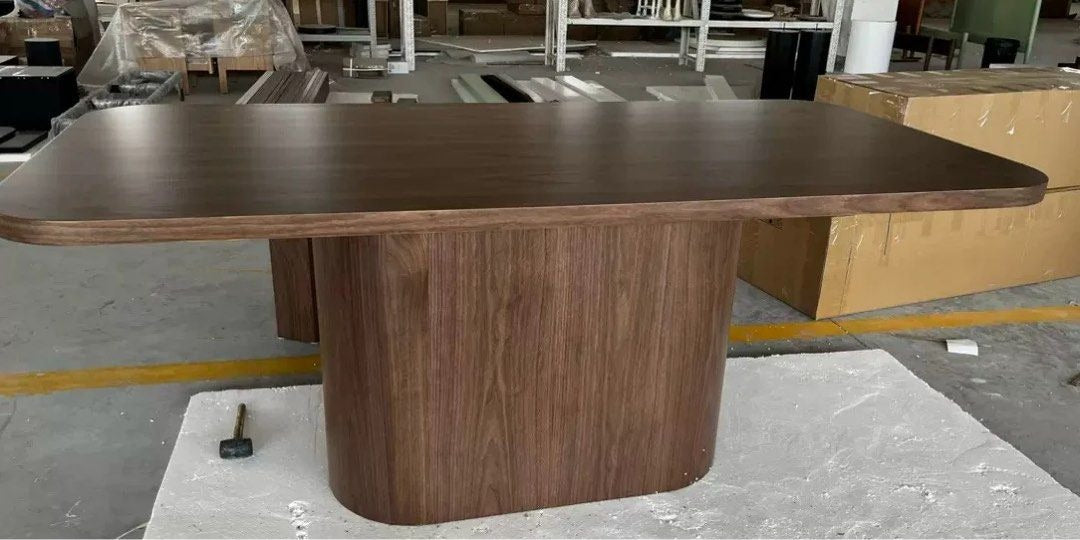 KEINE Solid Wood Dining Table - Radical Homes Singapore