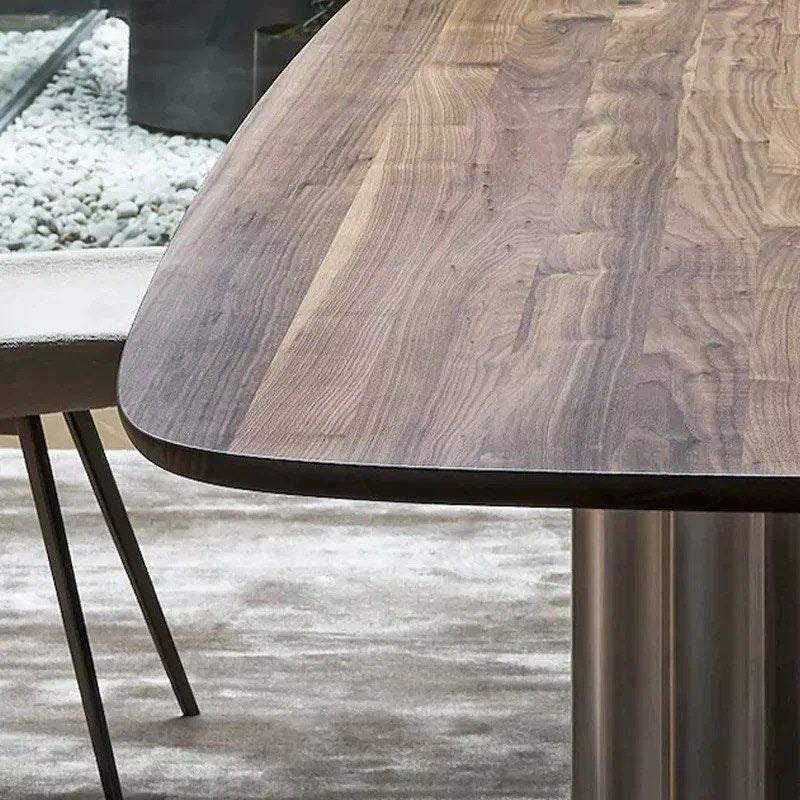 GRAYSON Modern Solid Wood Dining Table - Radical Homes Singapore
