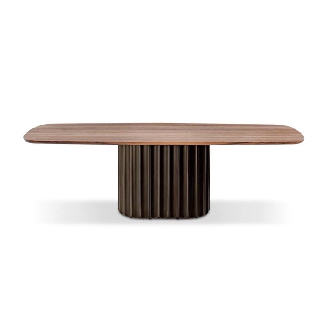 GRAYSON Modern Solid Wood Dining Table - Radical Homes Singapore